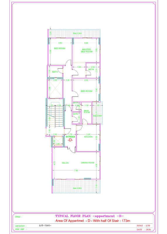 Fourth Typical Plan